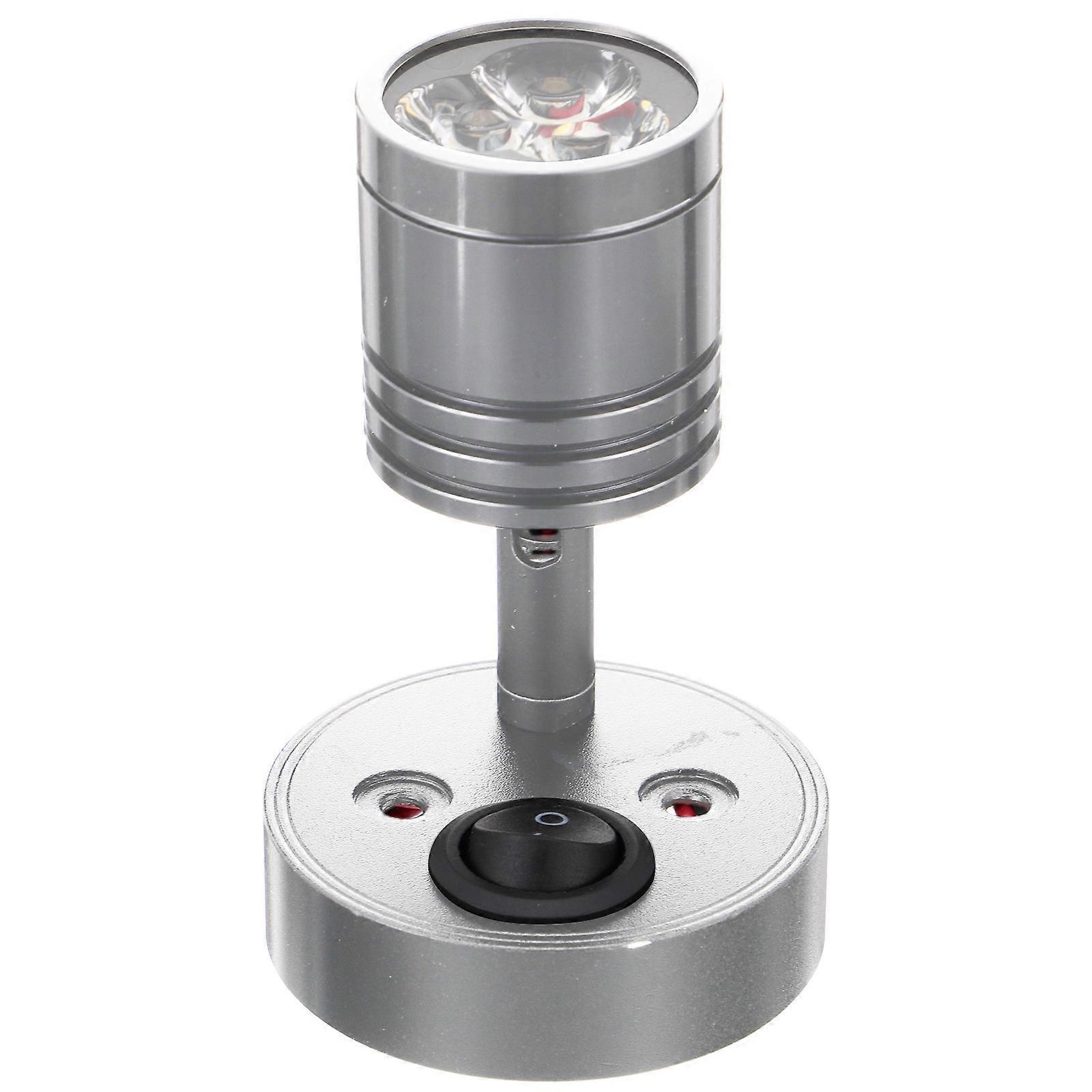 Reading Light Wall Spotlights for Reading Use 3W Swivel Silver Light