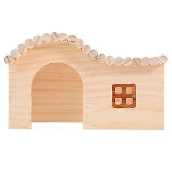 Haustier-Hamsterversteck aus Holz, gemütliches Versteck für Kleintiere