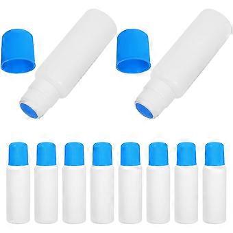 Head Plastic Sponge 10pcs 65ml Refillable Tip Bottles, Versatile Dispenser with Soft for Liquids Liquid Laboratory Use Travel External Applications