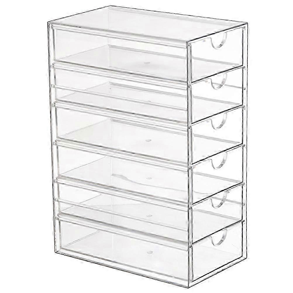 Desktop Drawer Organizer Multi-layer Transparent Storage Box Versatile Trinket Storage Holder