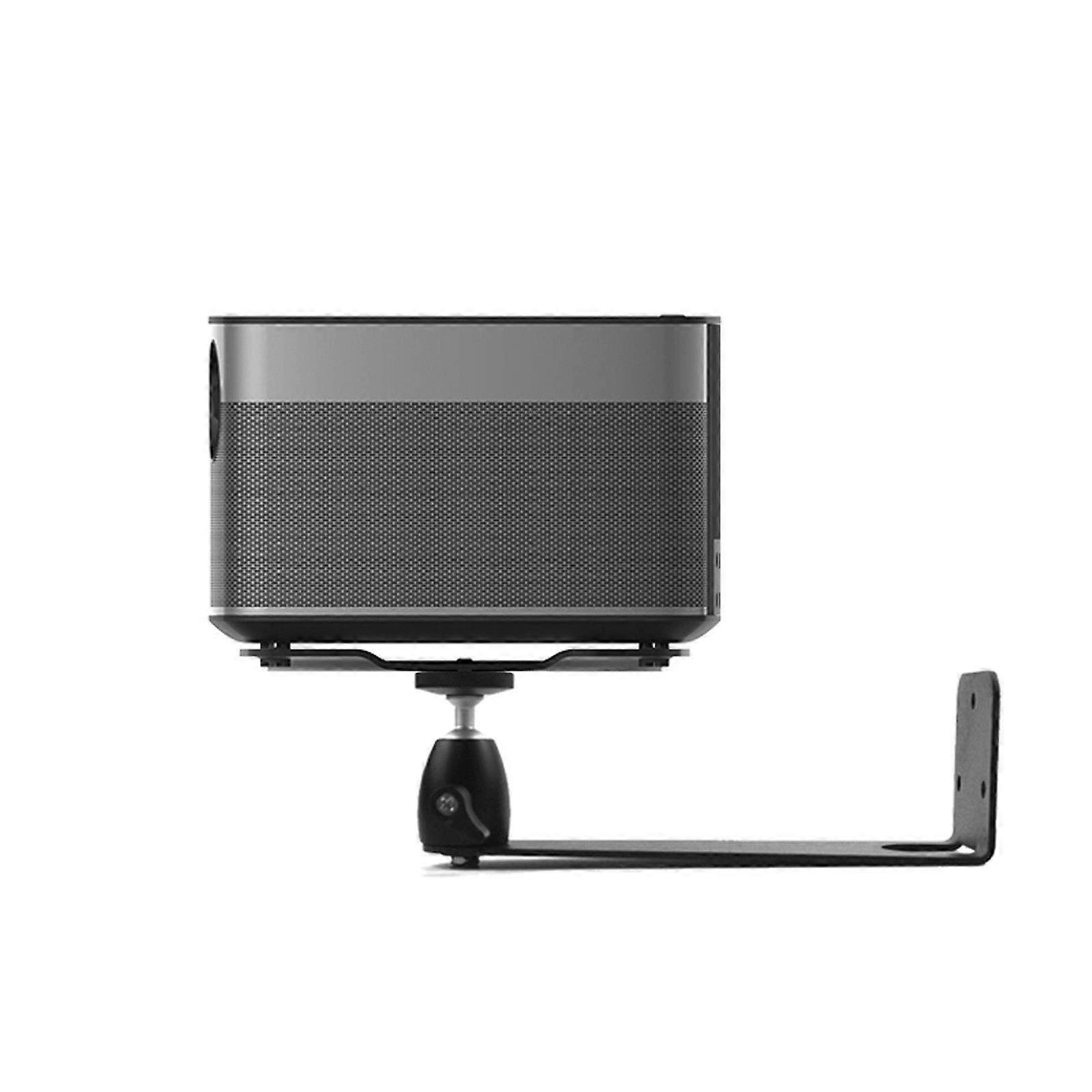Universal L Shape Projector Mount Bracket, Durable Iron Build with Adjustable Viewing Angle, Easy Installation