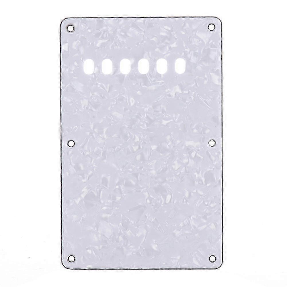 (White Pearl) Electric Guitar Back Plate
