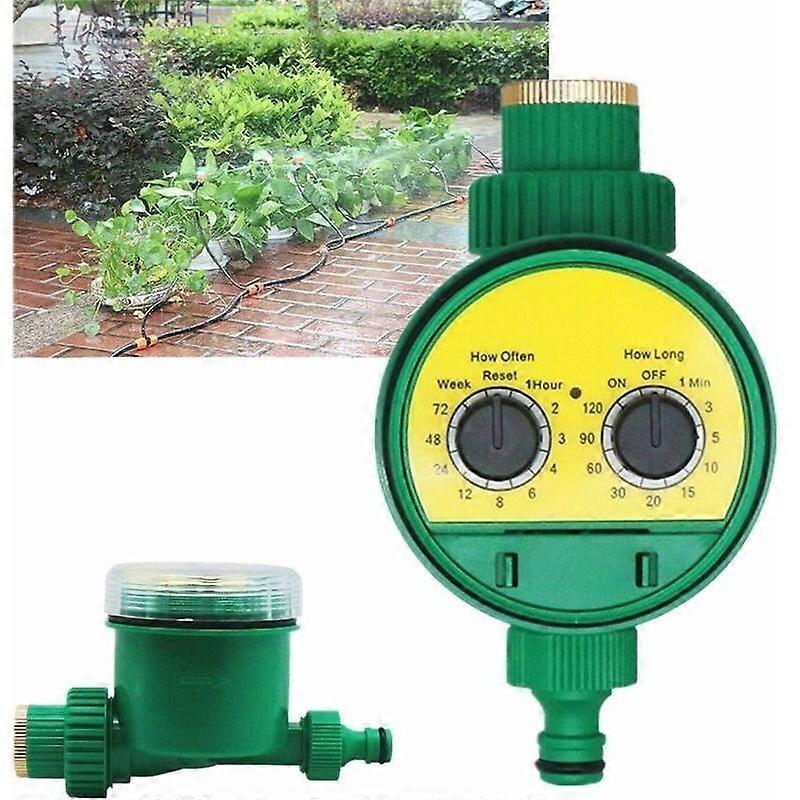 Multifunctional digital automatic irrigation timer with digital display controller, suitable for gardens and lawns.