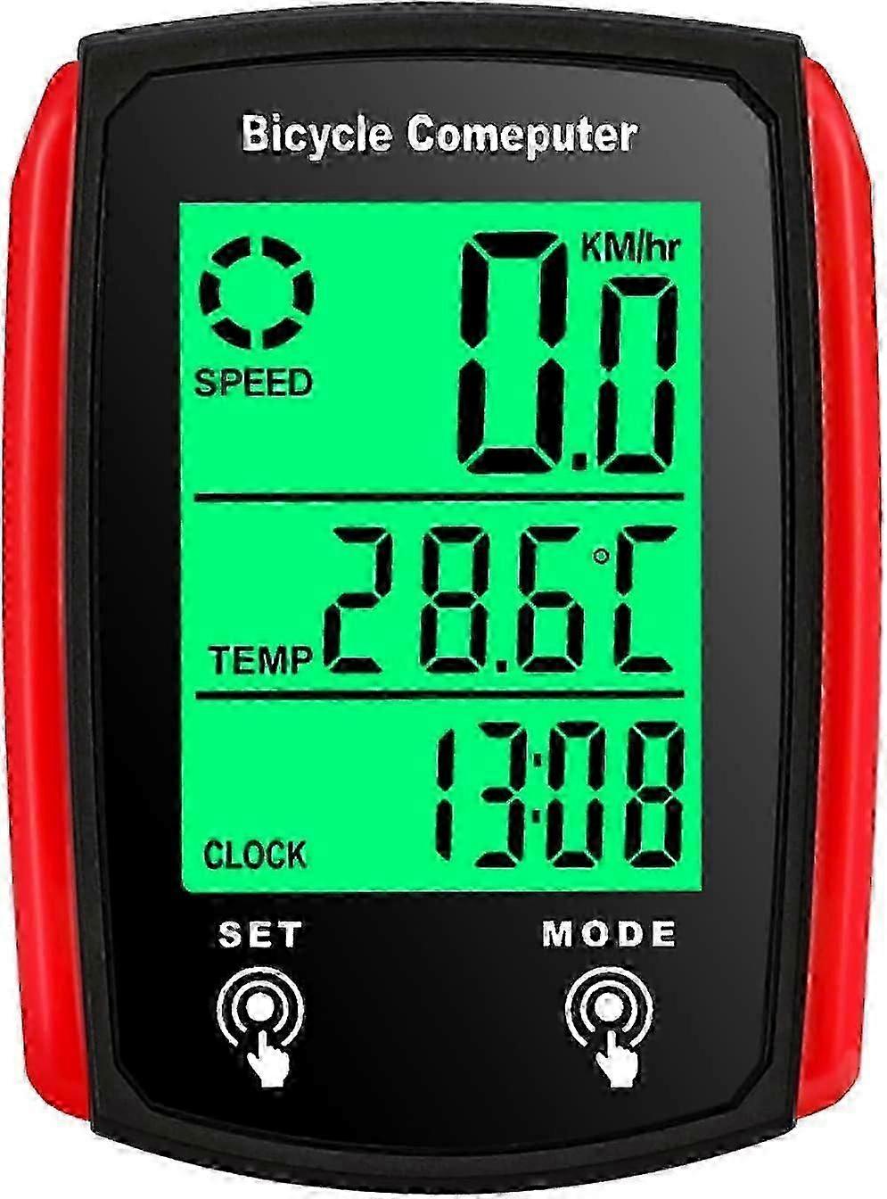 Bluetooth wireless GPS bicycle speedometer, IP67 waterproof, LCD speedometer