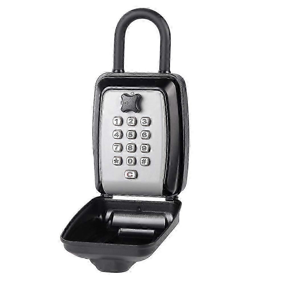 Key Safe -Spacious Resettable 12-Digit Combination Keypad Lock Box, Waterproof Key Safe Wall Mounte