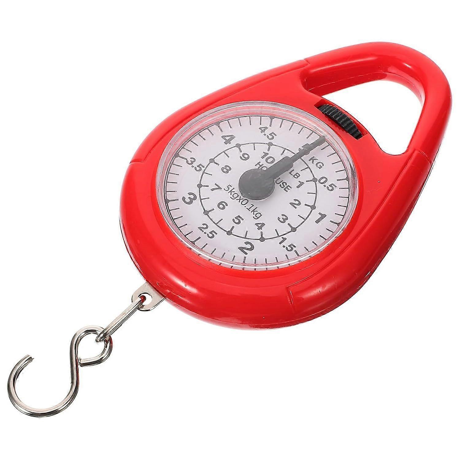 Portable Mini Mechanical Spring Scale with Hook Small Lightweight