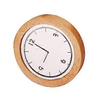 Miniature Wall Clock Model for Decor with Mini House Clock Adornment