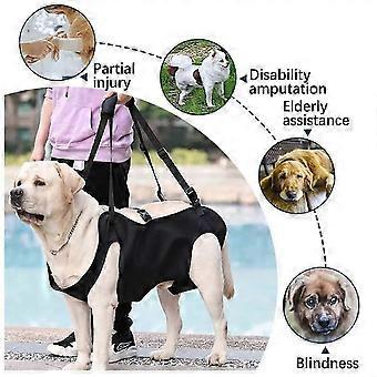Dog Carrying Harness Pet Support Harness Puppy Rehabilitation Lift Vest Adjustable Strap Thicken Handle for Injuries,XL