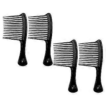 Wide Teeth Detangling Comb Black