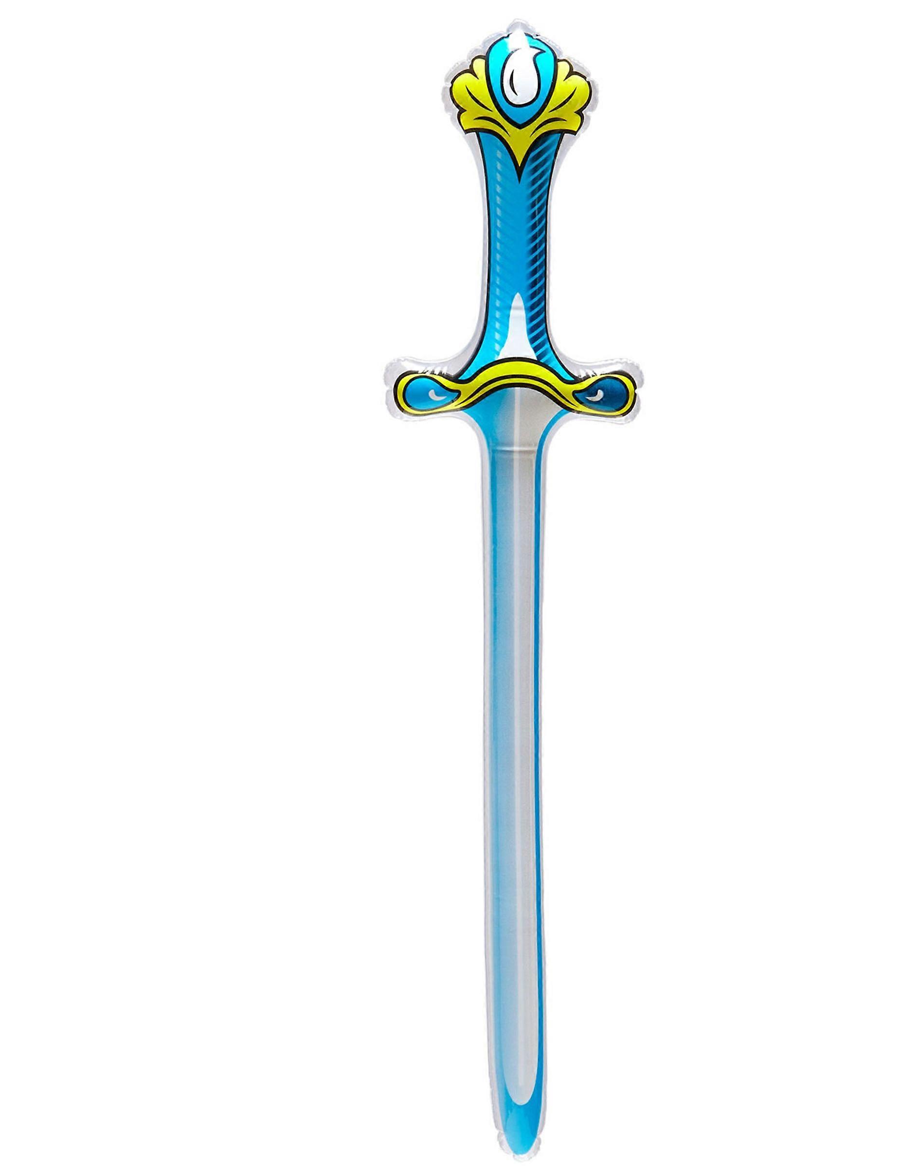 Blue inflatable sword 77 cm