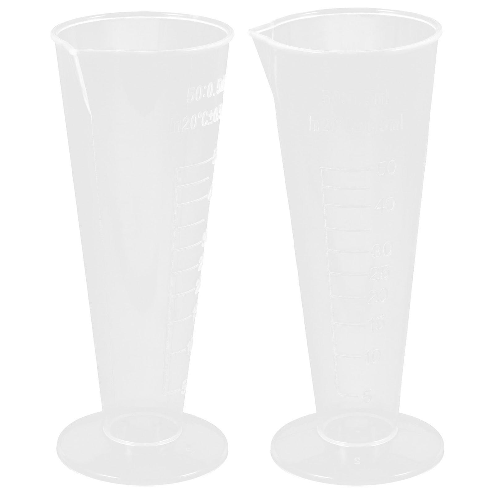 2pcs Multi-function Measuring Cup Liquid Measuring Cup Scaled Measuring Cup Baking Accessory