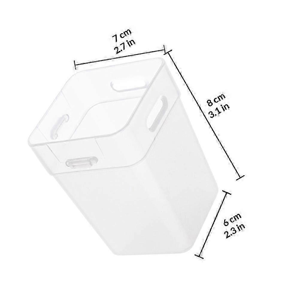 Transparent Fridge Organizer Household Refrigerator Bin compatible with Storage 2Pcs Multi-Function