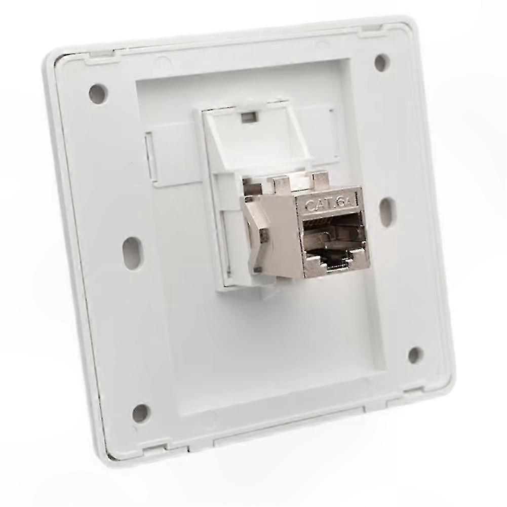Shielded CAT6A Pass-Through Faceplate