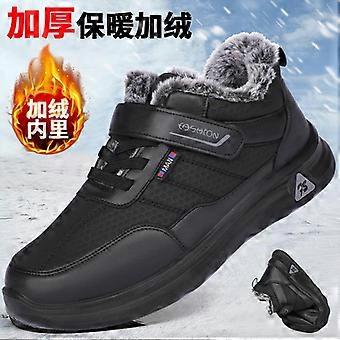 Nieuwe winterlaarzen voor heren en dames, antislip sneeuwsneakers voor buiten, waterdichte warme katoenen schoenen met dikke zool, pluche enkellaarsjes