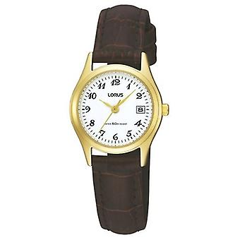 Lorus Watches Quartz Analog Women Watch with Cowhide Bracelet RXT52DX9