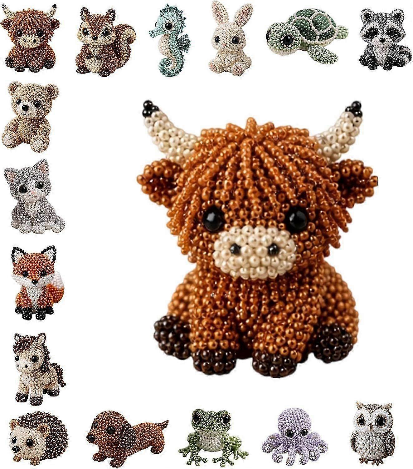 Handmade 3D Animal Beading