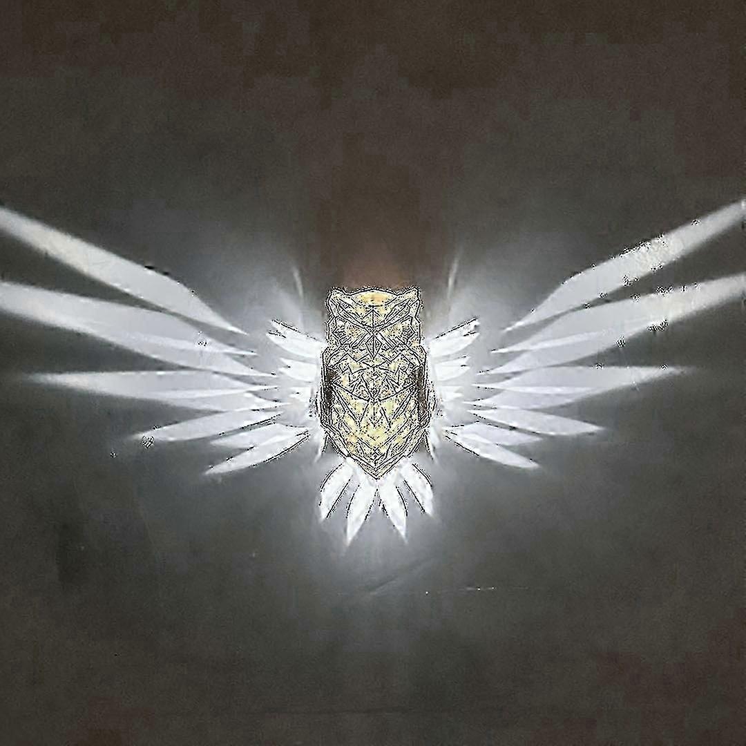 Hand-Finished 3D Owl Lamp