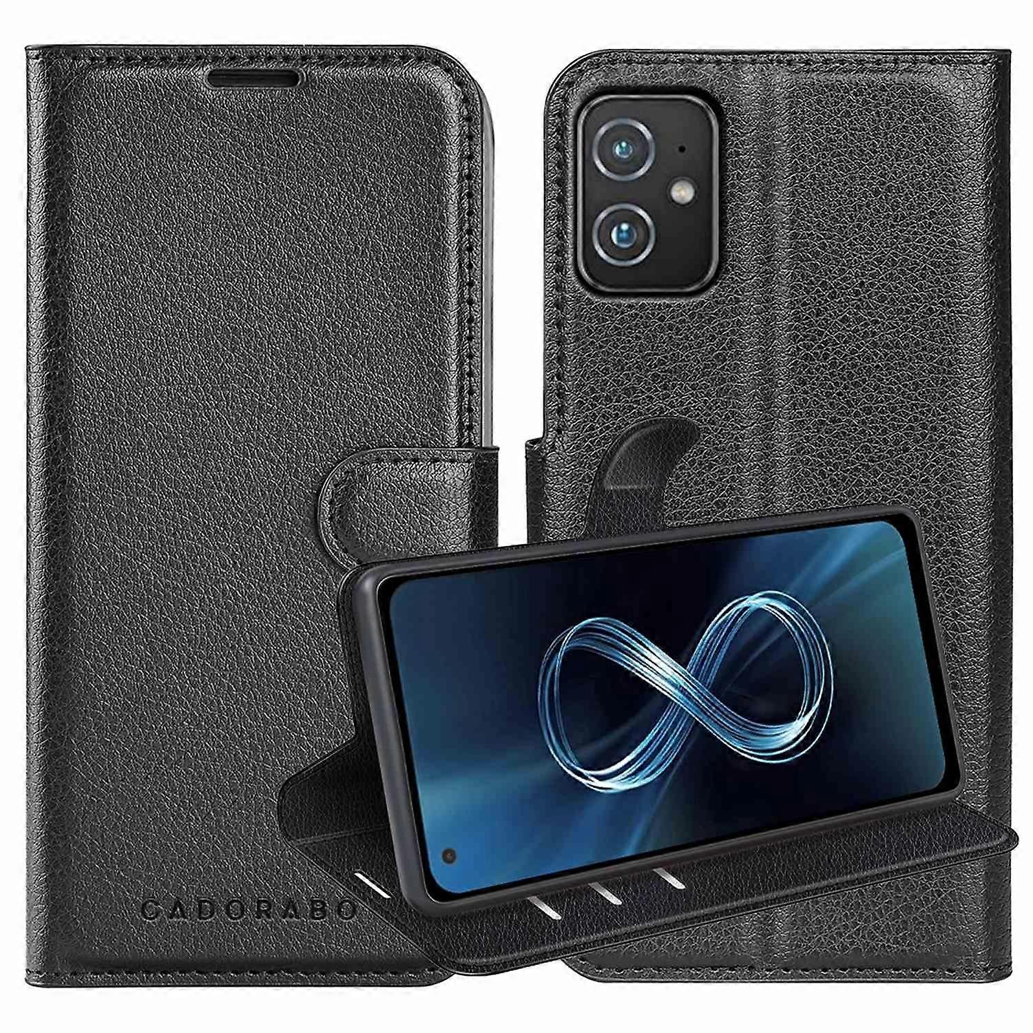 Case compatible with Asus ZenFone 8 - Protective case with card slots and stand function