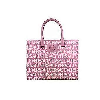 Versace Medusa Large Canvas Large Tote Bag Baby Pink