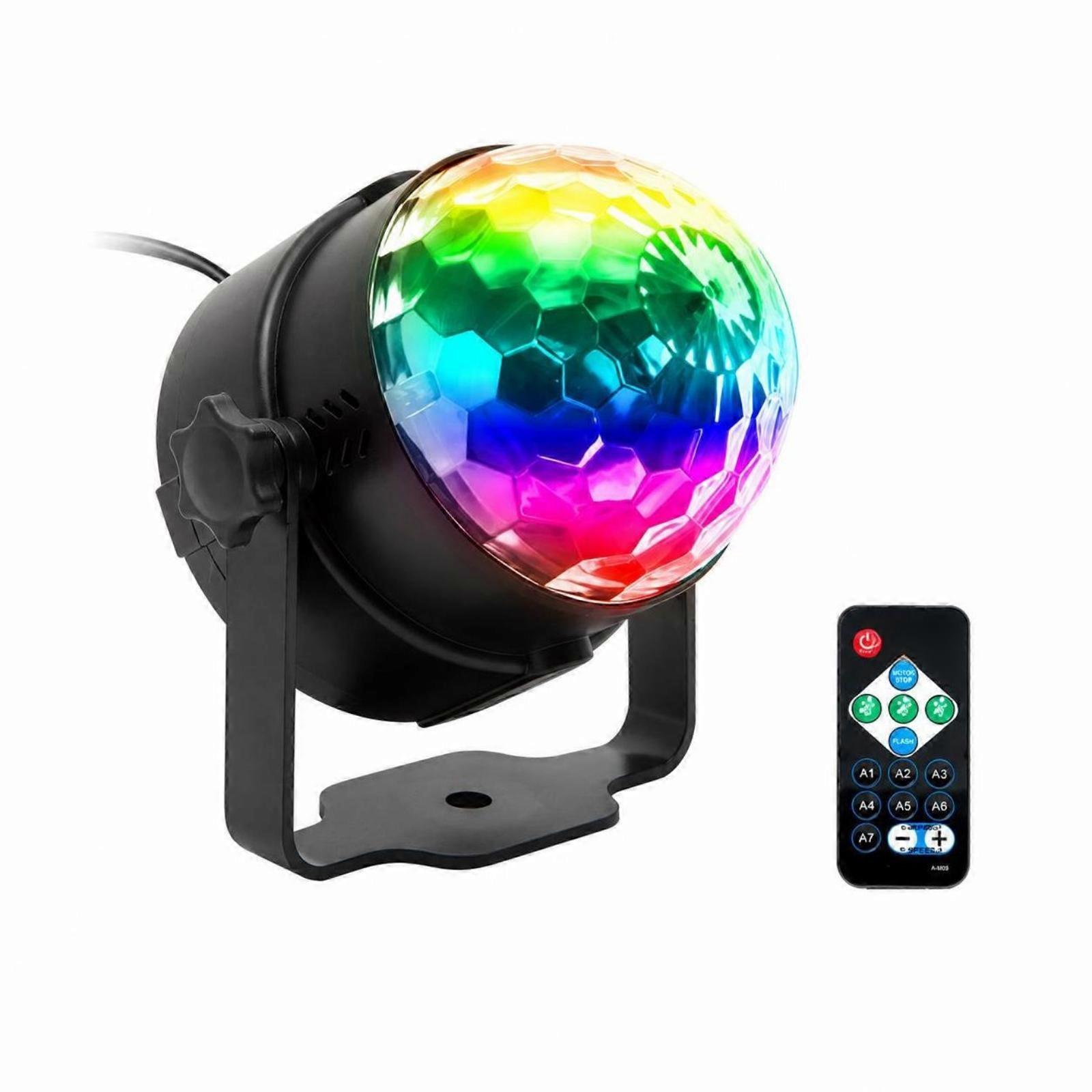 Crystal Disco Light with Wireless Control Multi-Functional for Birthday Parties