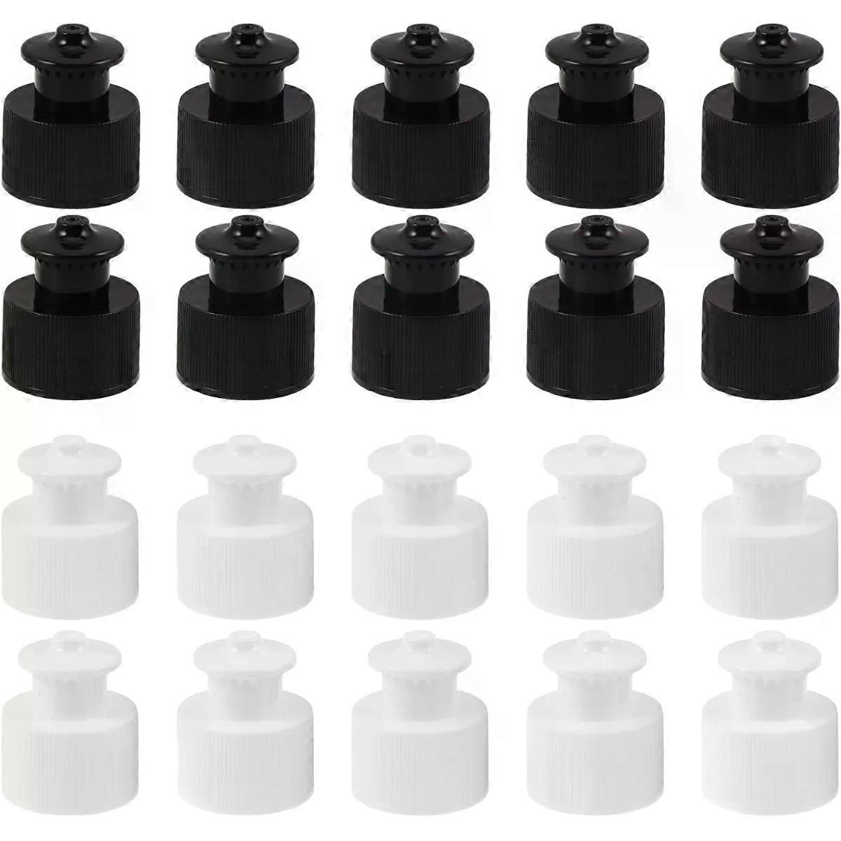 20pcs Mm Push Pull Cap Replacement for Water Bottle Plastic