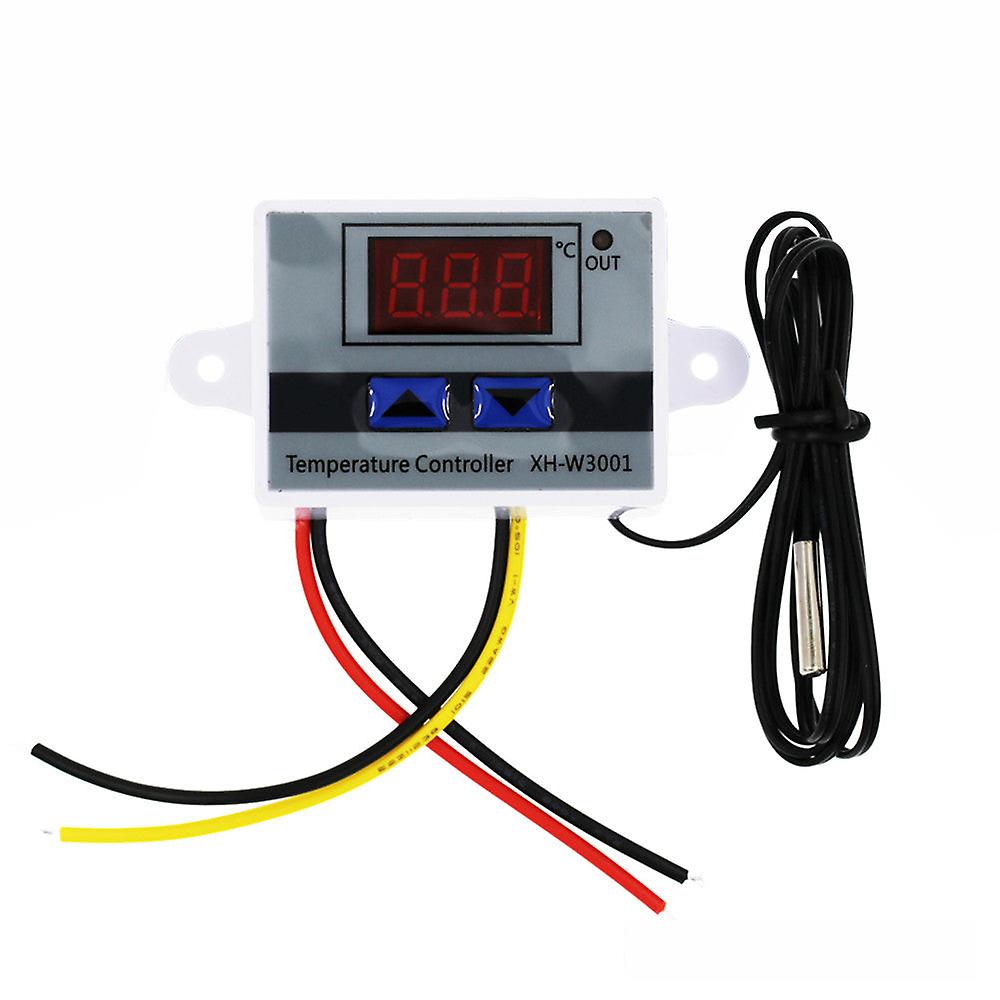 W3001 Digital Temperature Controller Thermostat Xh-w3001 220v 12v 24v Thermoregulator Aquarium Incubator Temp Regulator 1500w