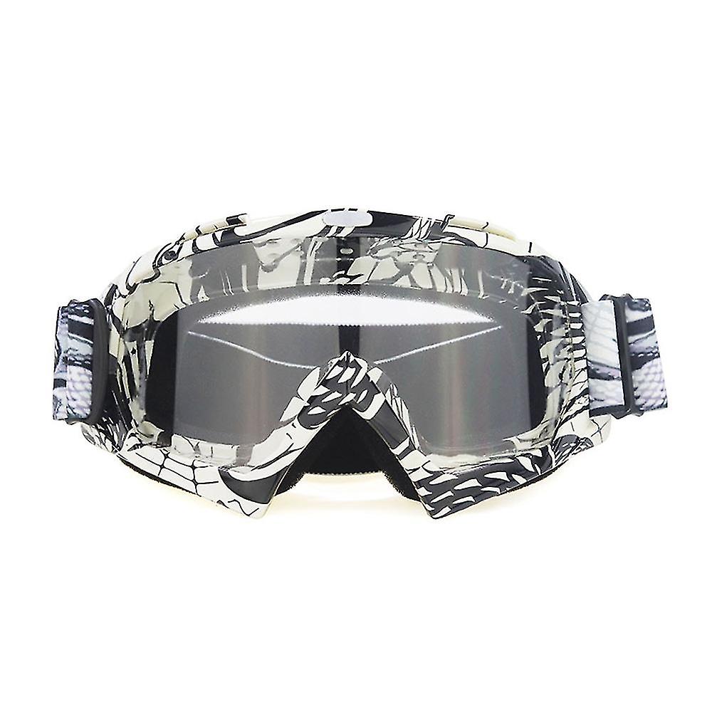 Biking Motocross Goggle Bendable Anti-reflective Spongy Cushion Ski Goggles