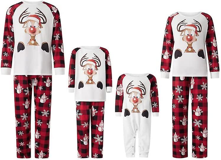 Christmas Family Matching Pajamas Sets Matching PJS#535 Women