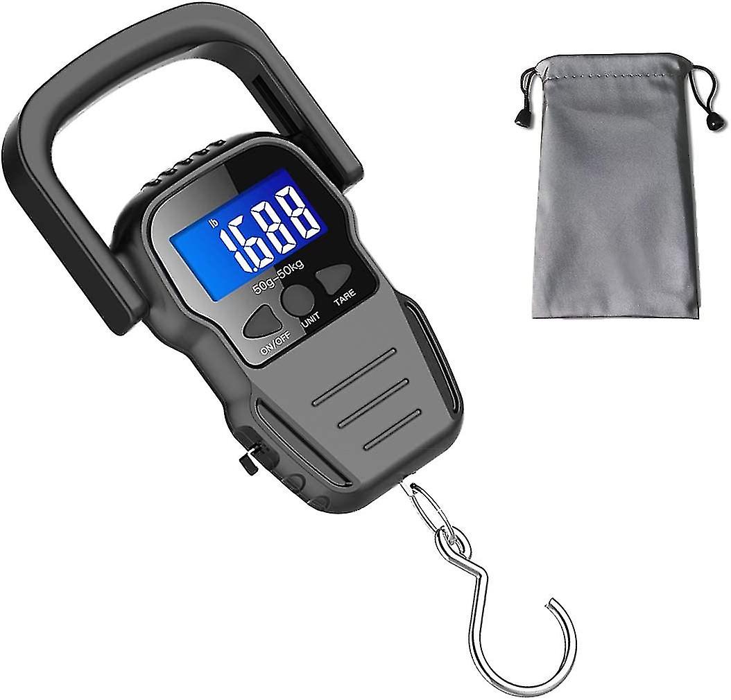 Electronic Luggage Scale / Luggage Scale / Suitcase Scale With Backlit Lcd For Travel, Fishing And Archery, Waterproof Bag, Tape Measure