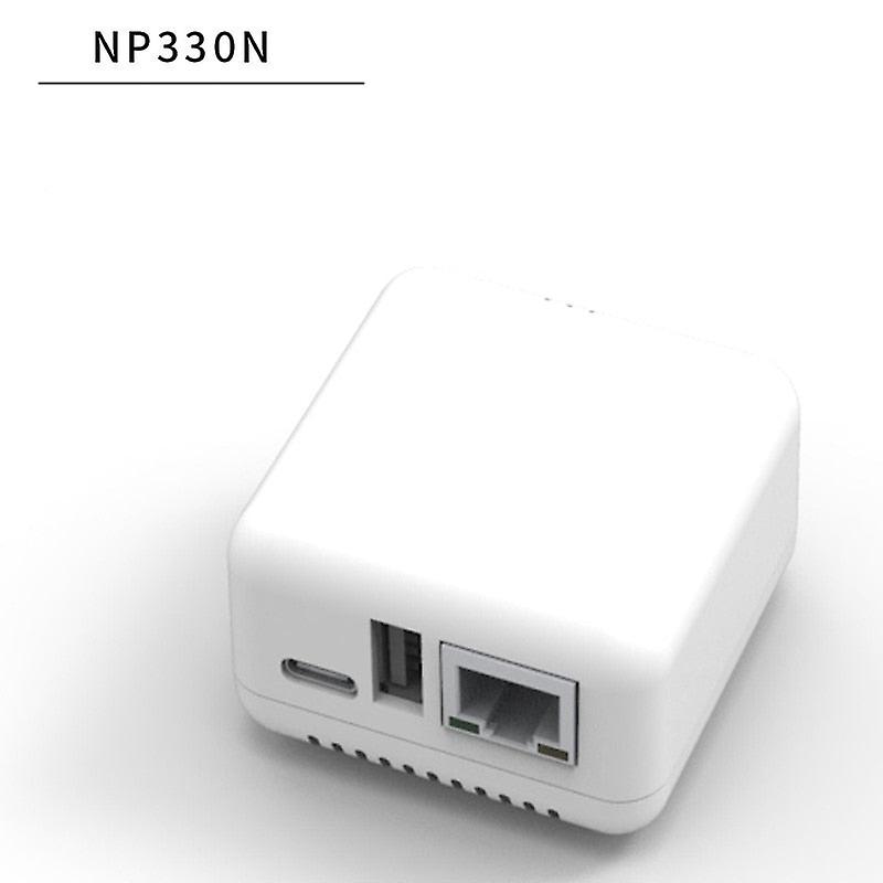 Mini Np330 Network Usb 2.0 Print Server （network/wifi/bt/wifi Cloud Printing Version）