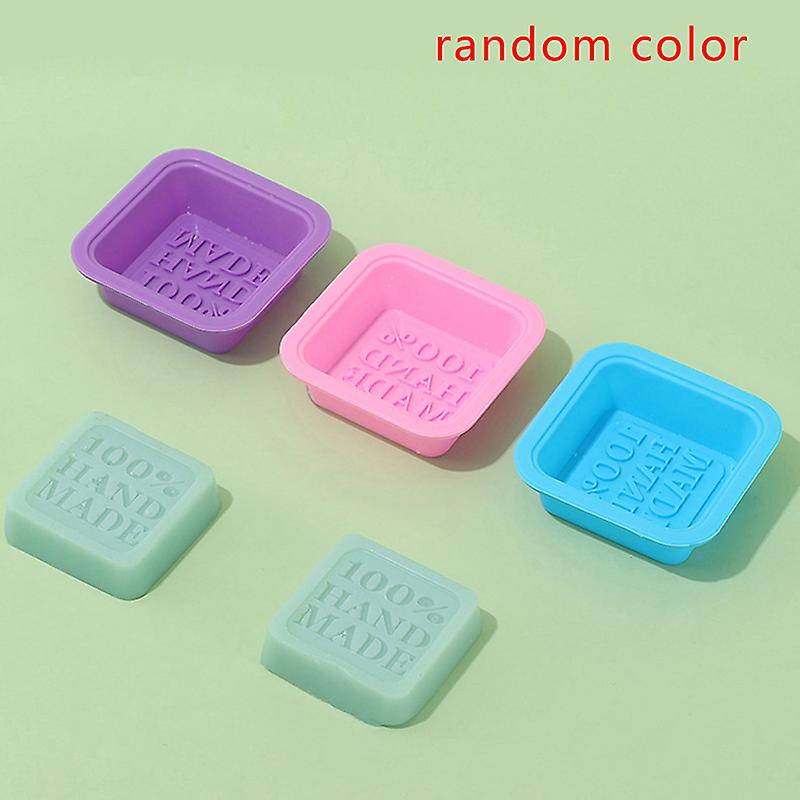 1pc Silicone Soap Mold Diy Square Scented Soap Tools Pudding Chocolate Mold