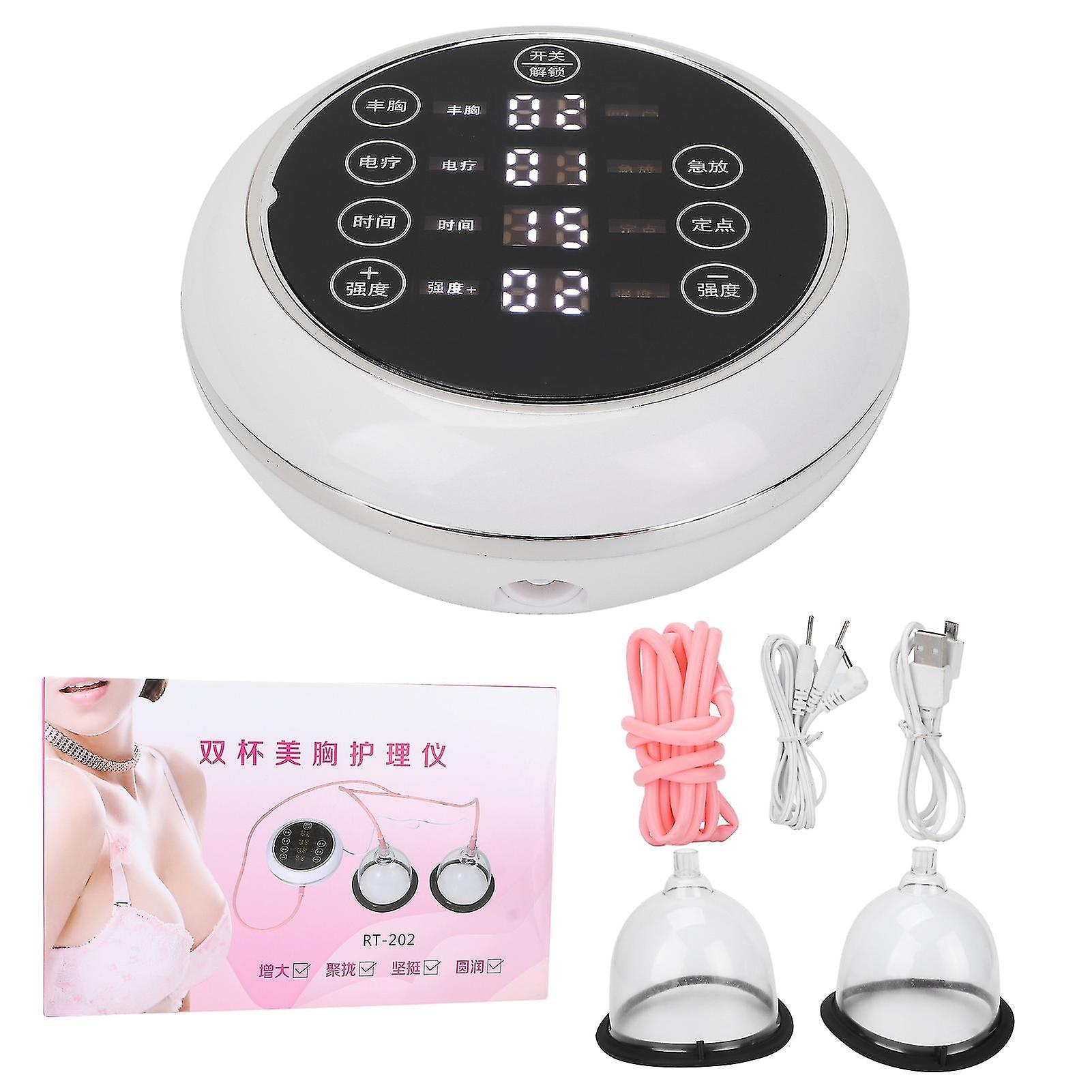 Electric Breast Massage Machine Plastic Electrotherapy Breast Massager Breast Massage Deviced Cup