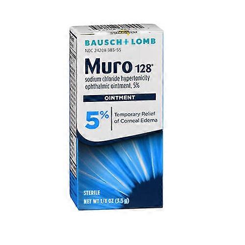 Bausch + Lomb Bausch and Lomb Muro 128 5% Ointment, 0.12 oz (Pack of 1)