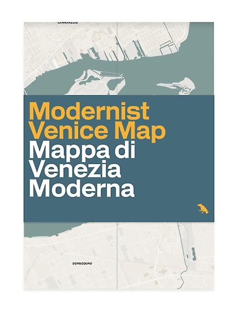 Modern Venice Map by Marco Mulazzani Paperback Book