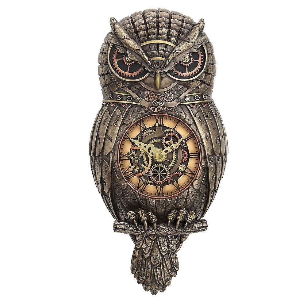 Steampunk Owl Wall Clock By Allianceinteriorsltd