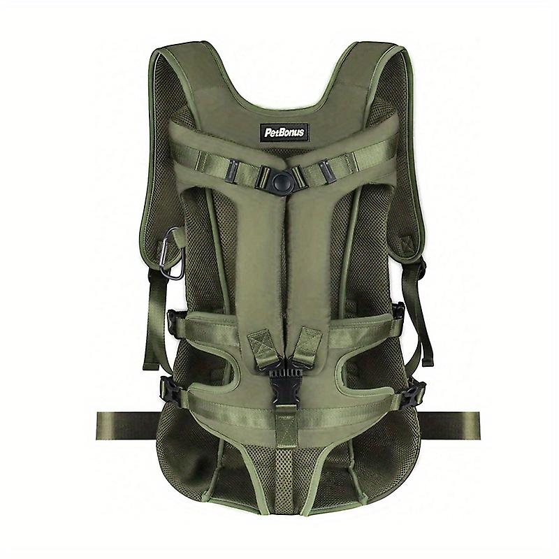 Walk Your Dog In Style With Our Adjustable Hands-free Pet Carrier Backpack!