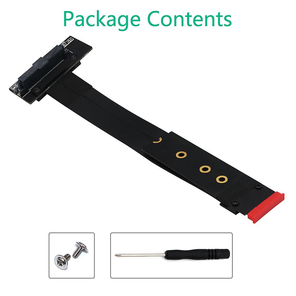 NGFF Key M key-M M2 Adapter Riser Card Ribbon Extender Kabel für U.2 NVME