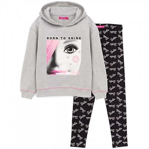 Barbie Mädchen Kapuzenpullover und Leggings Set