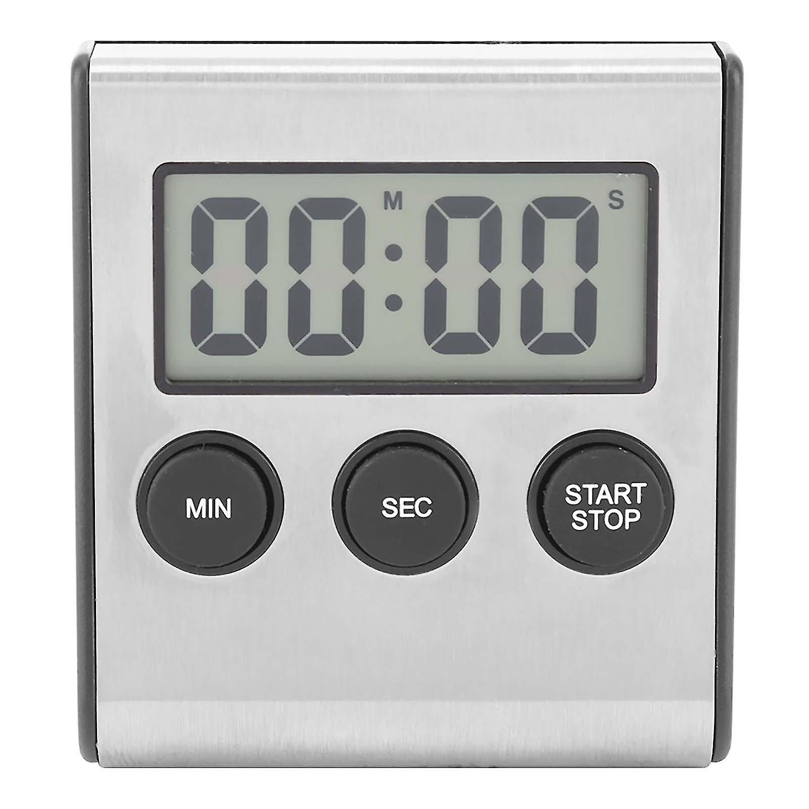 Digital Kitchen Timer Desktop Wall Mounted Timer Alarm Clock With Loud Alarm Big Digit