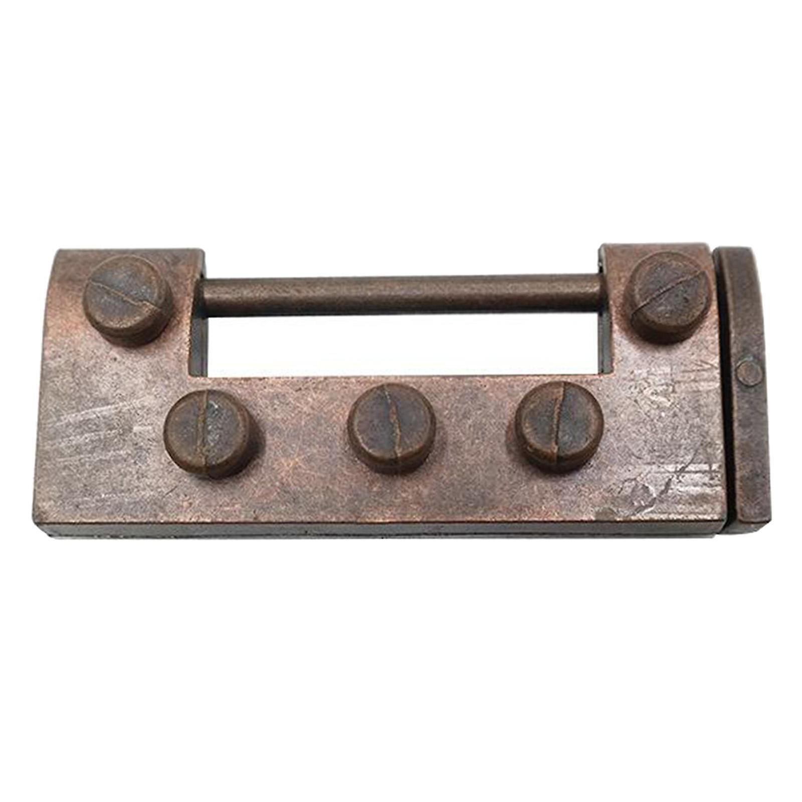 Alloy Puzzle Box Lock Toys IQ Mind Brain Teaser Game Locks Antique Lock