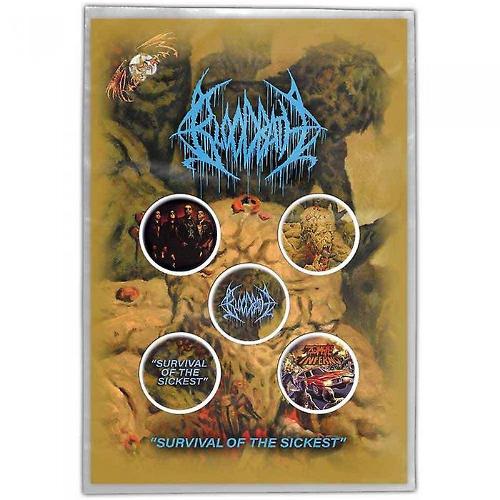 Bloodbath Survival Of The Sickest Album Badge (Pack of 5)