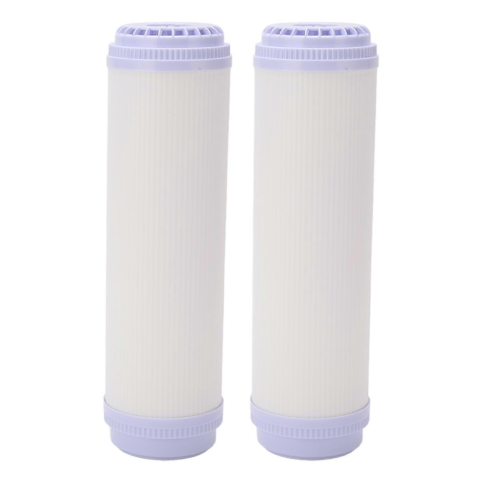 2Pcs Drink Water Filter, Large Flow Water Filter Direct Drink Purify Ultrafilter Replacement Cartridge for 10 Inch Water Purifier