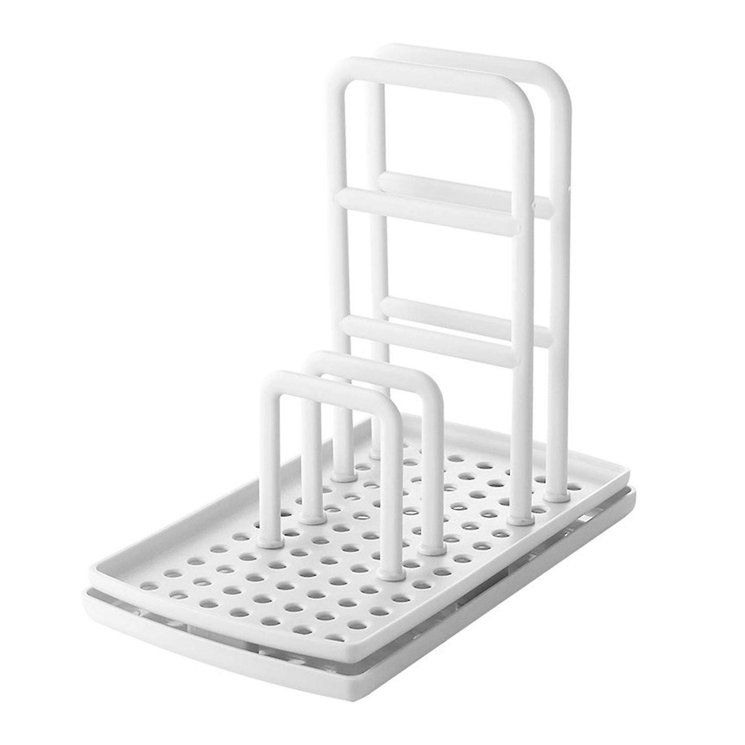 1 Set Storage Rack Detachable Plastic Dish Cloth Drying Storage Rack for Home