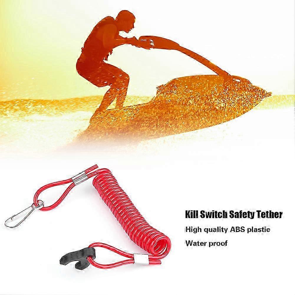 Outboard Engine Ignition Emergency Kill Stop Switch Safety Tether Lanyard for Tohatsu