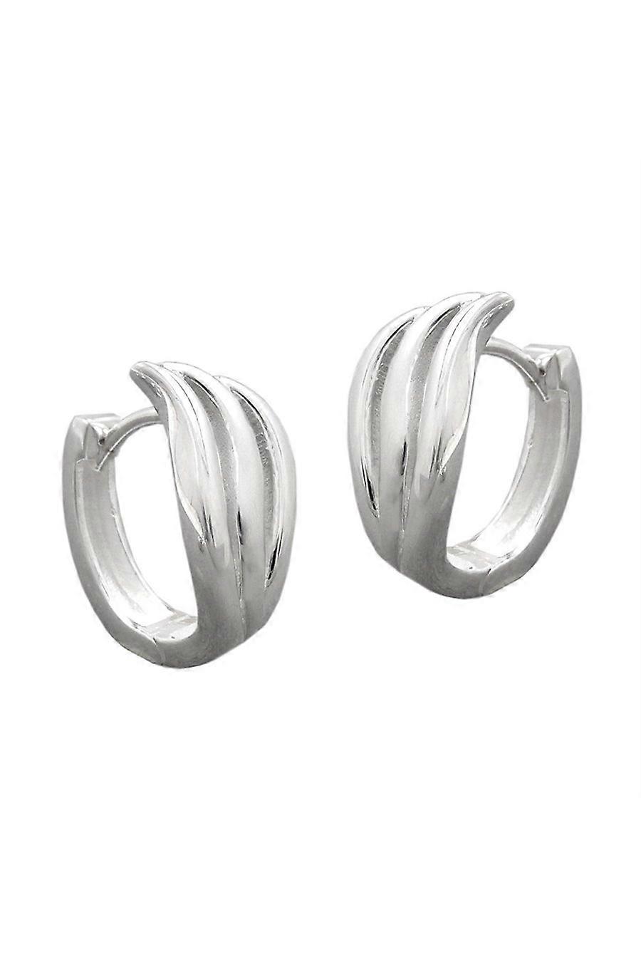 Hinged Hoops Earrings Silver 925 - Gl92697