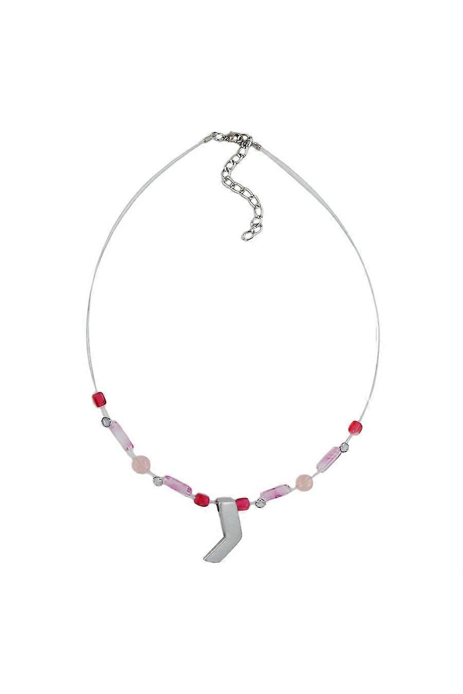 Necklace Angle Silver-coloured Matt 42cm - Gl00312