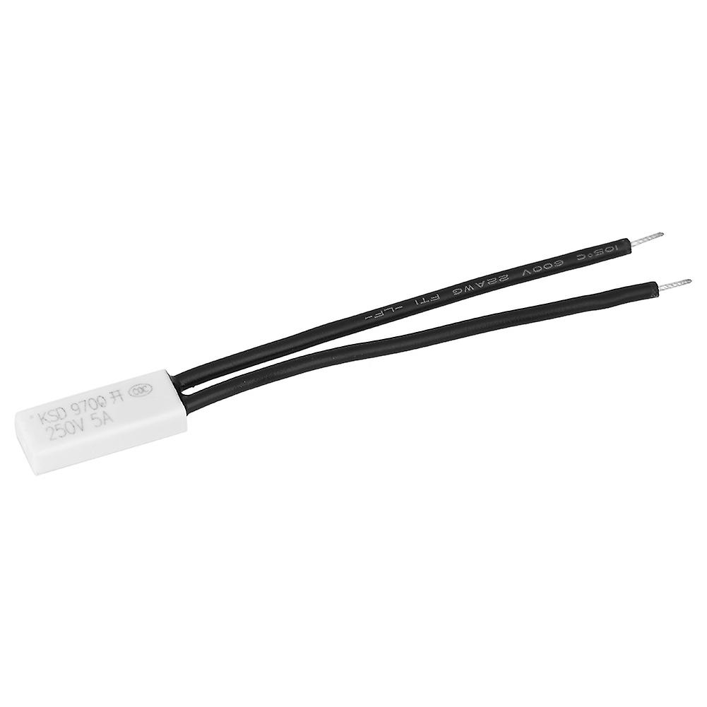 10pcs KSD9700 Normally Open Temperature Control Switch Thermal Protector Plastic Probe90℃