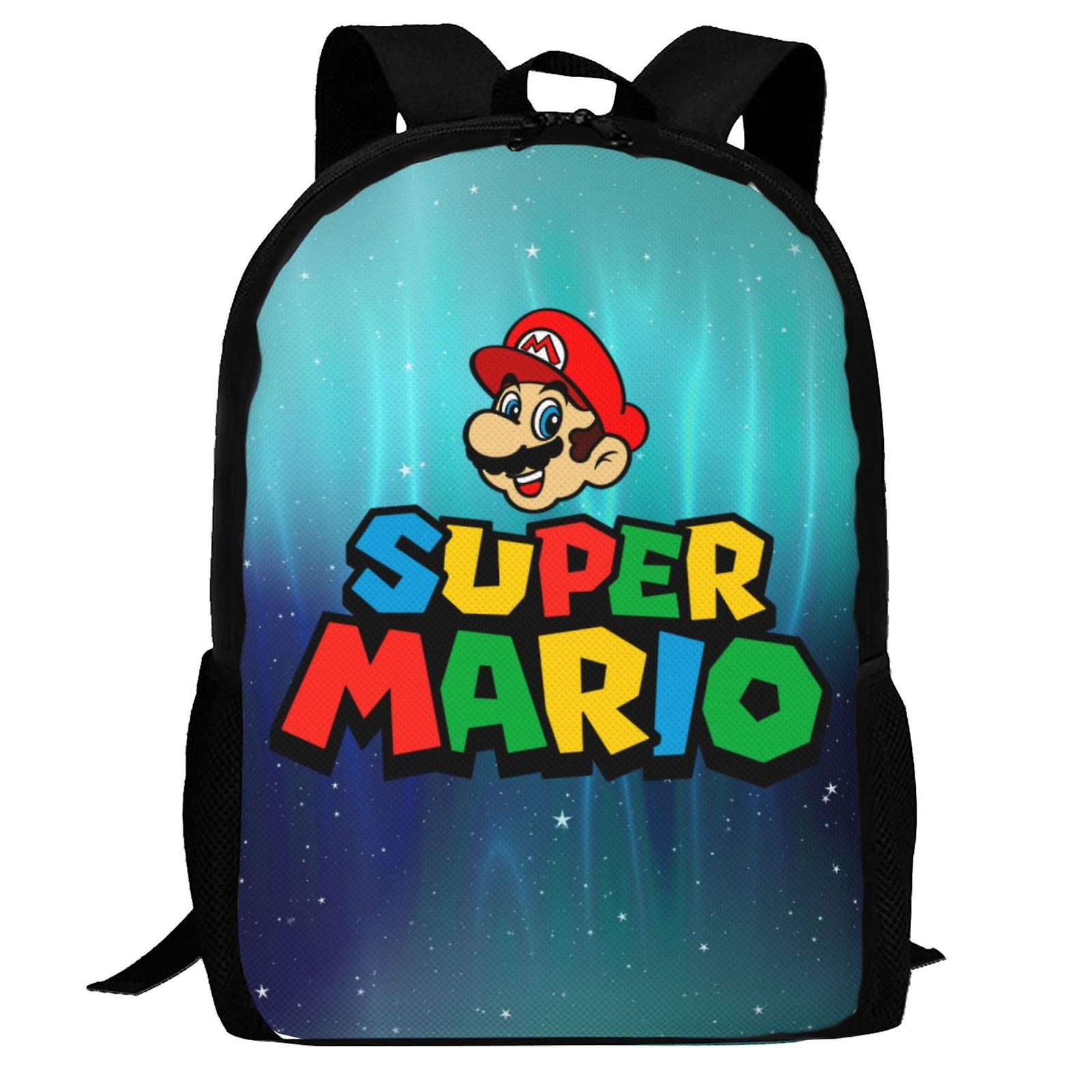 Super Mario Backpack,Laptop Backpack Lightweight Casual DaypackMulti-Function Travel Backpack
