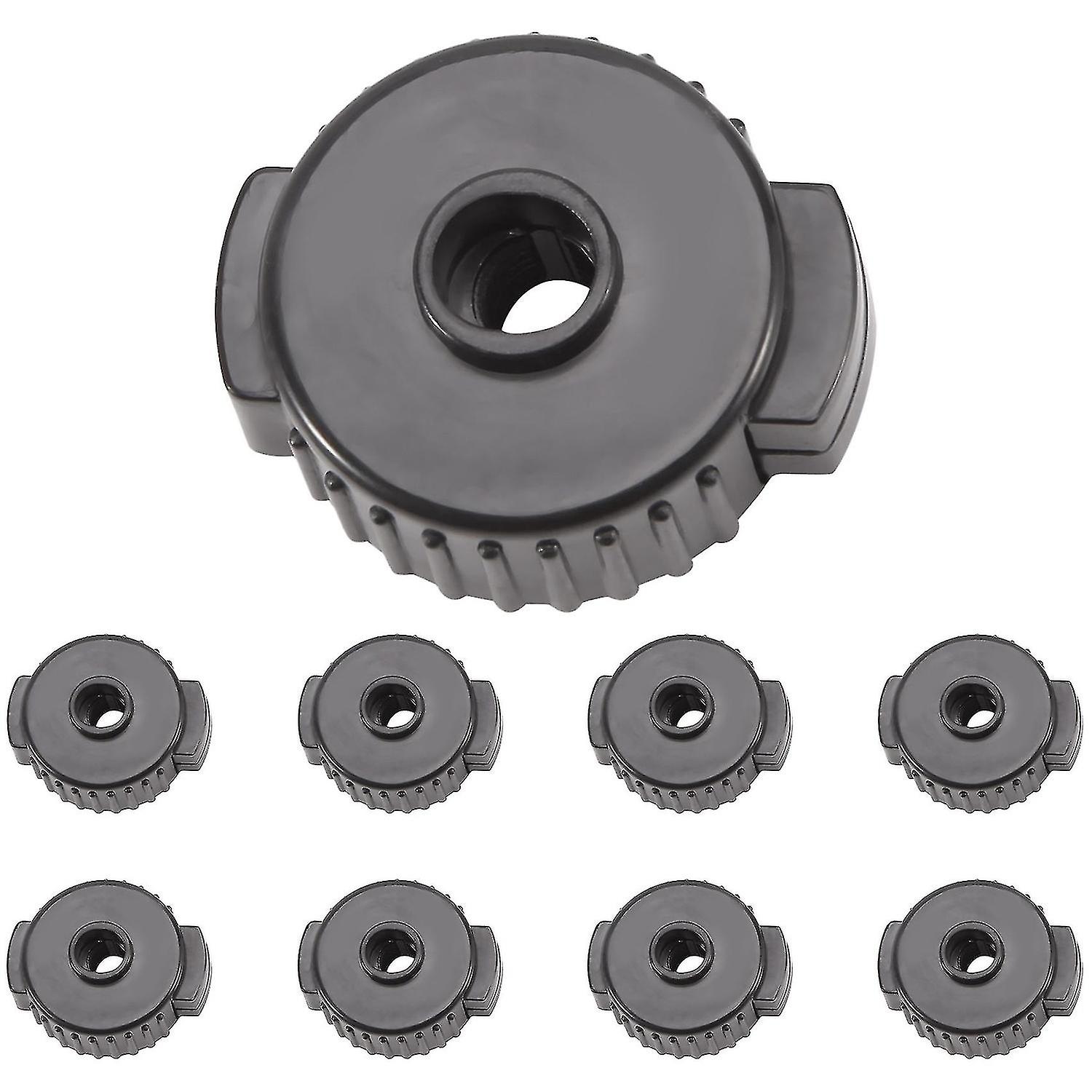 9pcs Abs Drum Set Se Nuts Cymbal Drum Mate Replacement Accessories