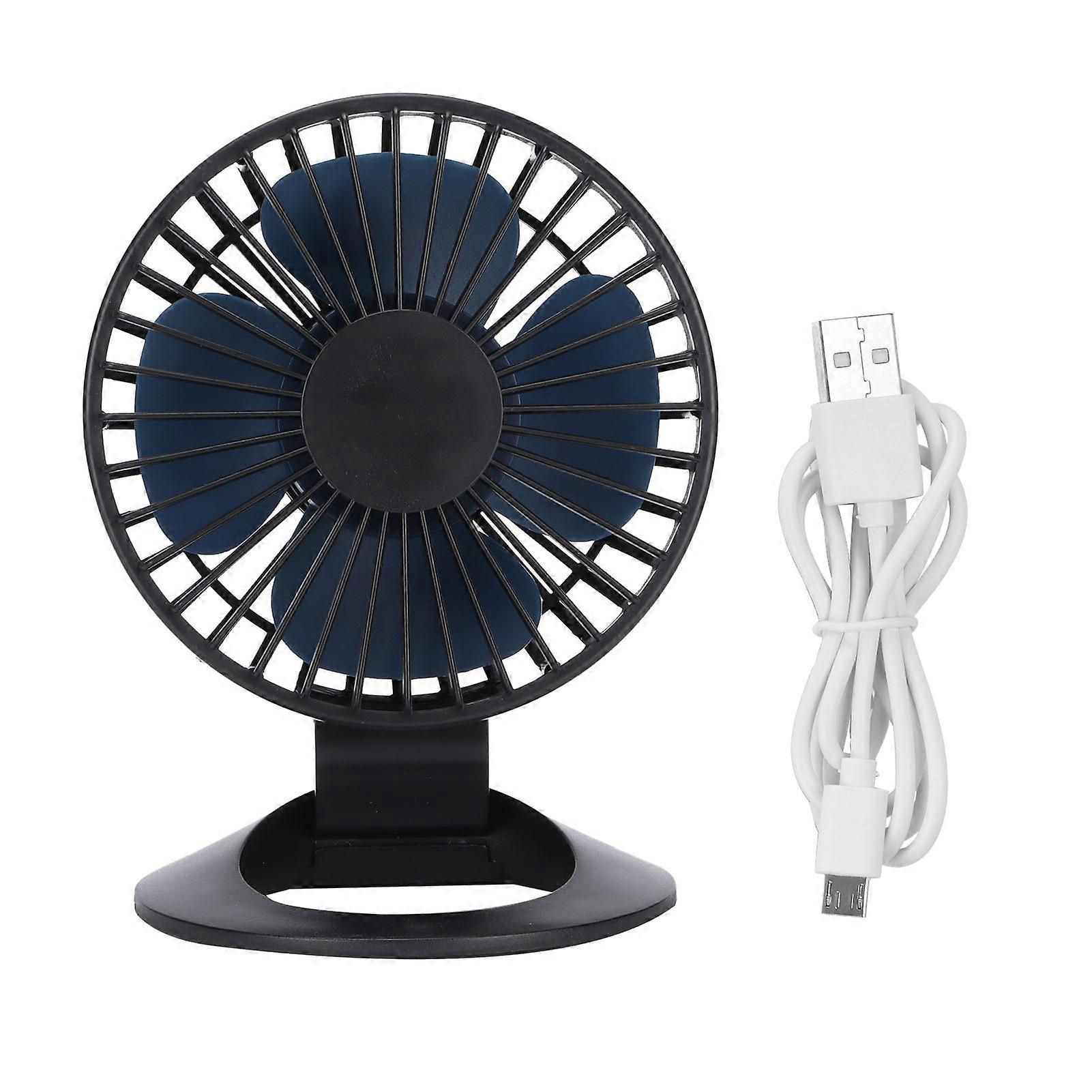 F2 USB Desktop Fan: Compact, Quiet, 3-Speed Cooling, Durable Mini USB Fan for Any Desk